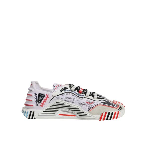 Dolce & Gabbana Multicolor Suede Fabric NS1 Sneakers Men's Shoes